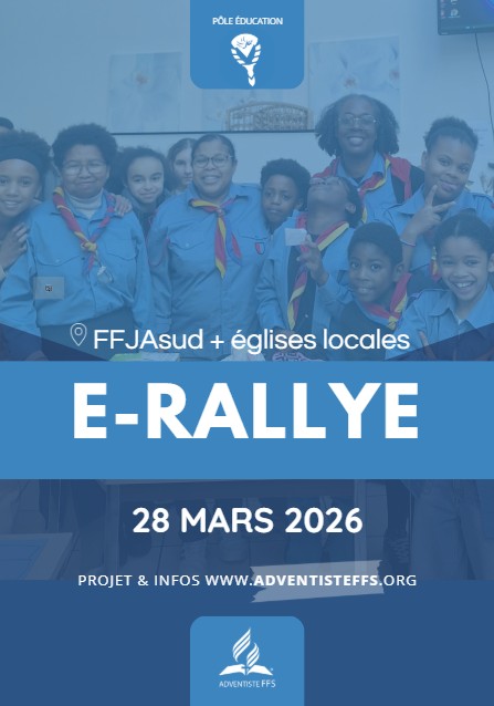 Affiche E-Rallye 2026 – Pôle Éducation – 28 mars 2026