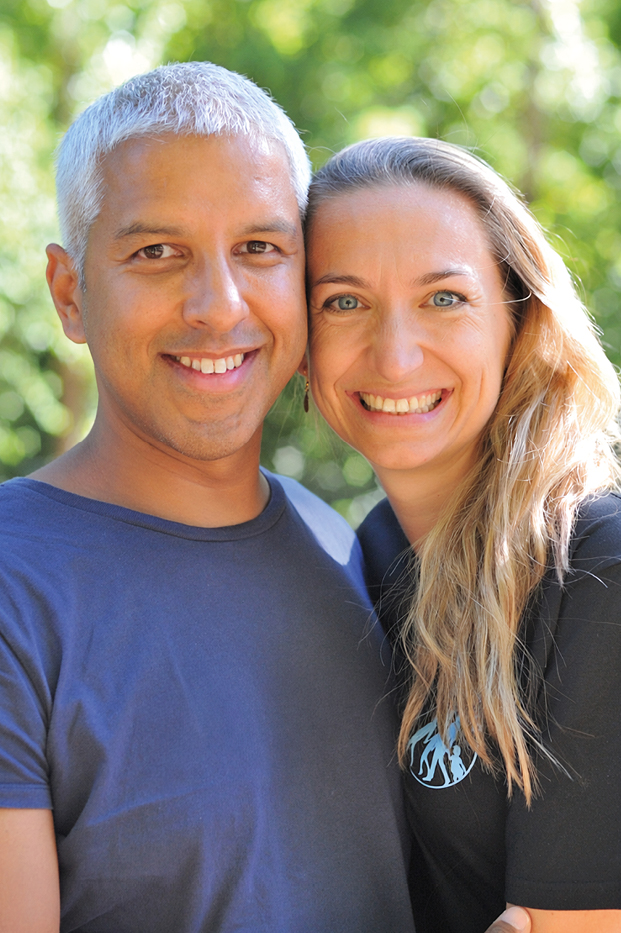 Portrait de Frédéric et Sophie Rahiman, responsables du département Vie de Famille