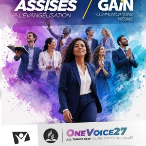 Affiche Assises de l’évangélisation et GAiN — OneVoice27, du 20 au 22 novembre 2026 à Collonges-sous-Salève