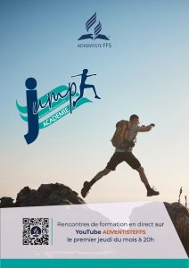 Affiche JUMP Académie — formations FFS, premier jeudi du mois à 20 h