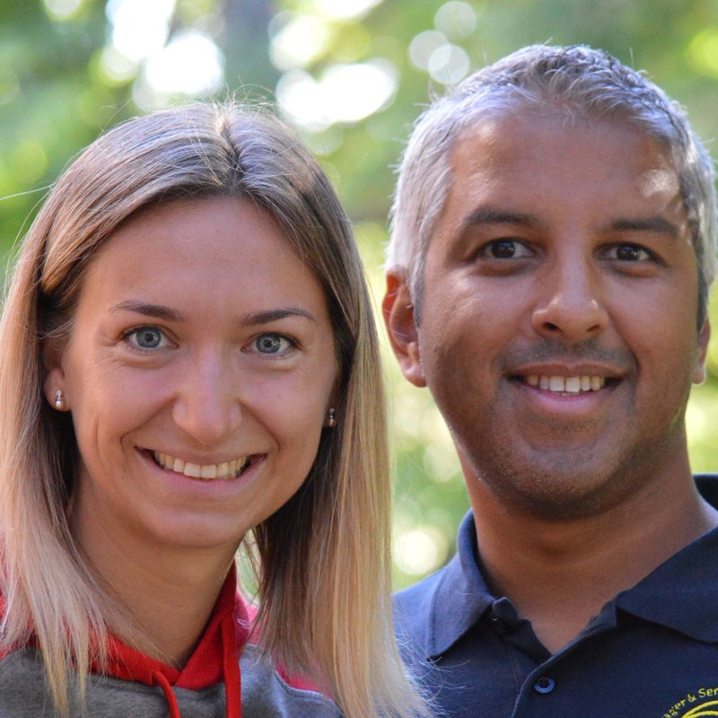 Frédéric et Sophie Rahiman